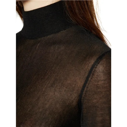 ANN DEMEULEMEESTER MAGLIA IN CASHMERE E SETA ALICIA Pezzi Unici