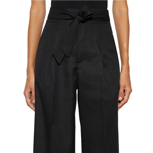CAPASA PANTALONE AMPIO IN CHECK Vendita Calda