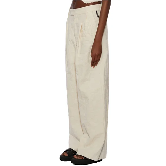 NOSTRASANTISSIMA PANTALONE AMPIO IN COTONE Vendita Economica