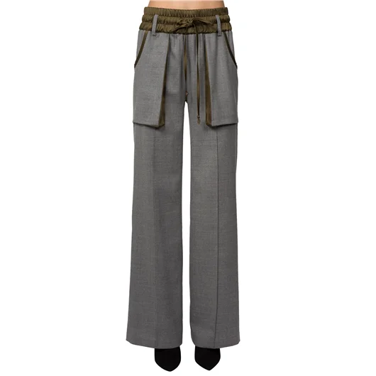 ANDREA YA'AQOV PANTALONE AMPIO LUNGO CARGO Vendite Flash