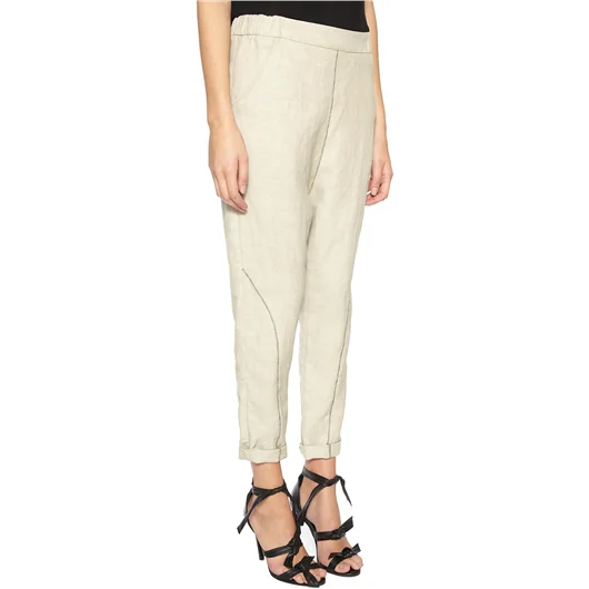 NOSTRASANTISSIMA PANTALONE BAGGY CON IMPUNTURE Negozio