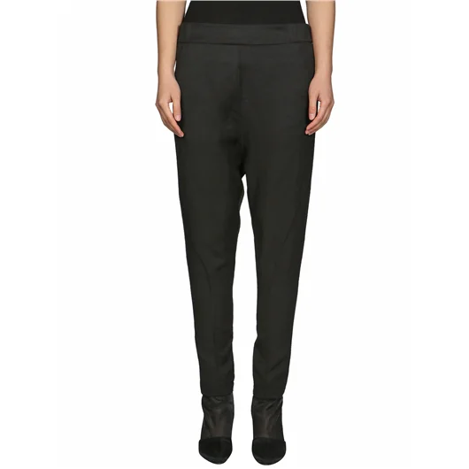NOSTRASANTISSIMA PANTALONE BAGGY CON IMPUNTURE In Saldo