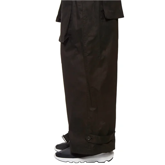 YOHJI YAMAMOTO PANTALONE IN GABARDINE VITA ALTA Spedizione Gratuita