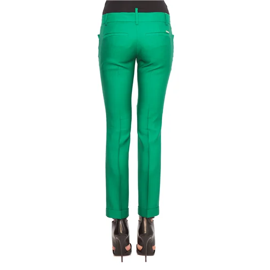 DSQUARED PANTALONE IN LANA E SETA STRETCH Soddisfazione Garantita