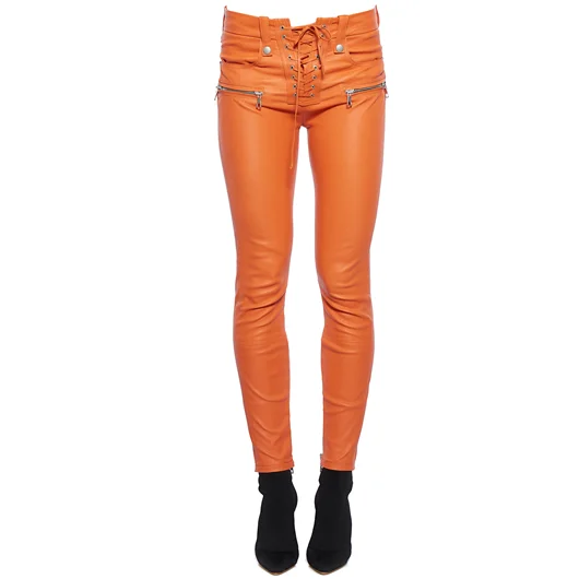 BEN TAVERNITI UNRAVEL PANTALONE SKINNY LACE UP In Vendita