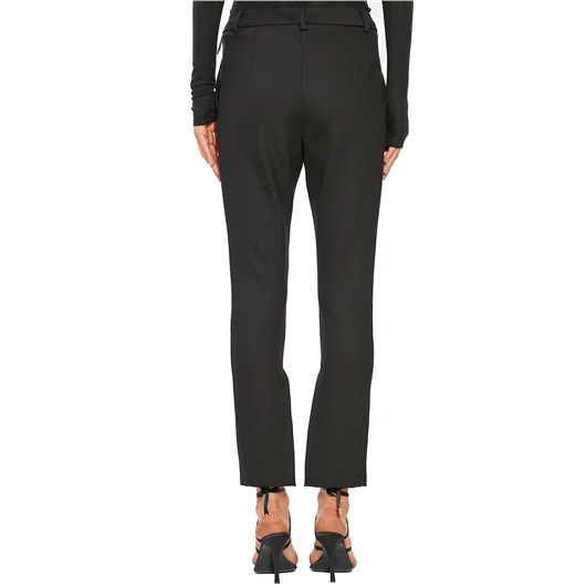 NOSTRASANTISSIMA PANTALONE SLIM IN VISCOSA Saldi Di Fabbrica