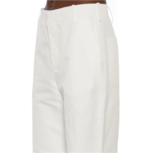 MARNI PANTALONI CARGO IN COTONE E LINO Vendite Flash