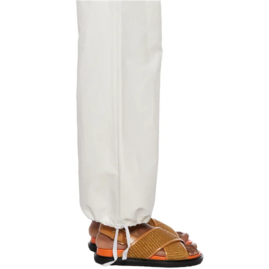 MARNI PANTALONI CARGO IN COTONE E LINO Vendite Flash