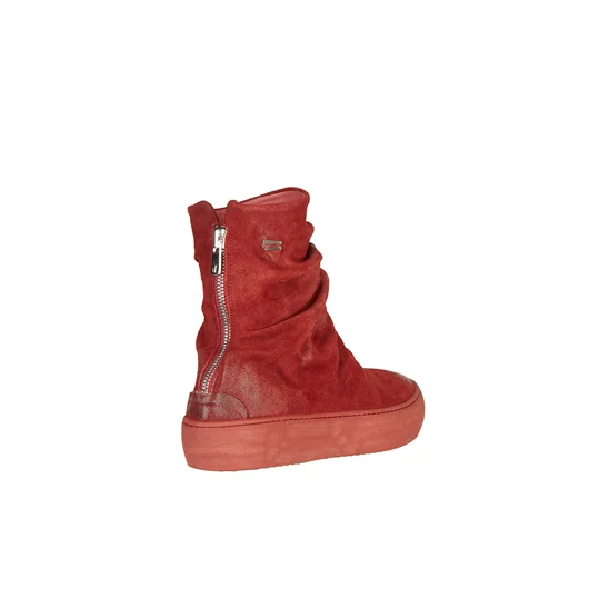 THE LAST CONSPIRACY SLIPON ALTA IN PELLE CON ZIP Novità