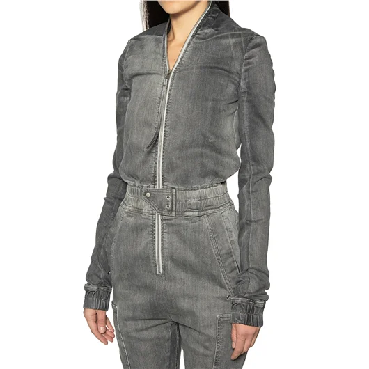 RICK OWENS DRKSHDW TUTA INTERA IN DENIM In Vendita