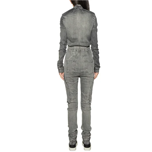 RICK OWENS DRKSHDW TUTA INTERA IN DENIM In Vendita