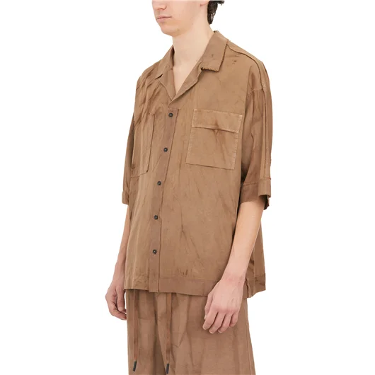 ANDREA YA'AQOV CAMICIA M/M IN CUPRO E COTONE Soddisfazione Garantita