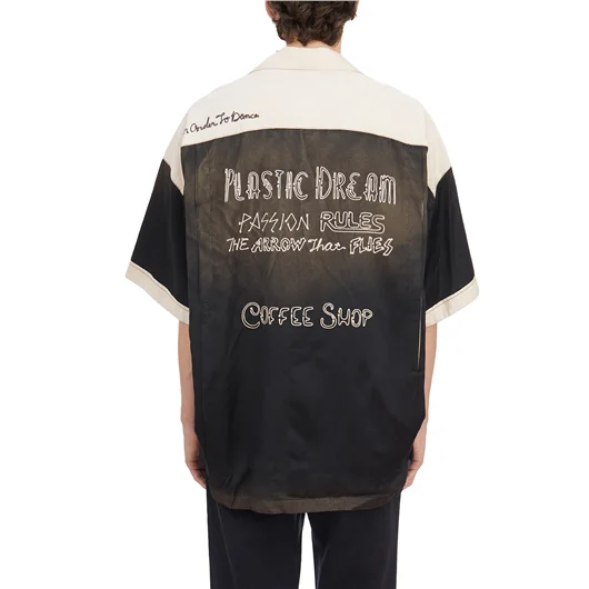 MAISON MIHARA YASUHIRO CAMICIA BOWLING IN RAYON Negozi Online