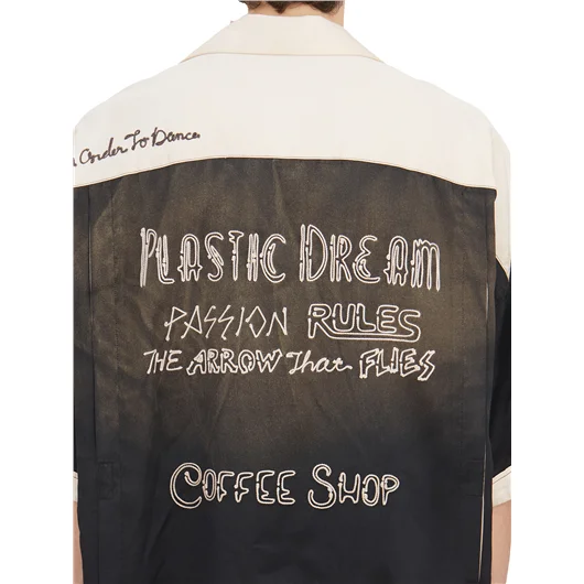 MAISON MIHARA YASUHIRO CAMICIA BOWLING IN RAYON Negozi Online