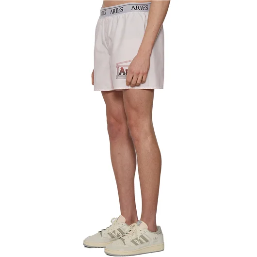 ARIES BERMUDA LOGO IN COTONE Saldi