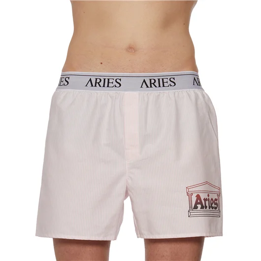 ARIES BERMUDA LOGO IN COTONE Saldi