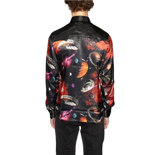 SSS WORLD CORP. CAMICIA FANTASIA ALL OVER Spedizione Gratuita