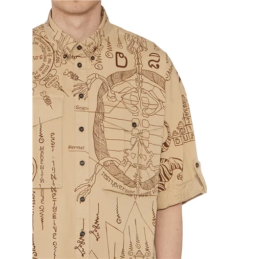 DSQUARED CAMICIA IN COTONE STAMPATA Nuovi prodotti
