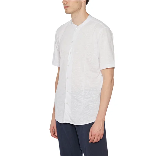 DANIELE ALESSANDRINI CAMICIA IN JERSEY STRETCH Prezzo Ridotto