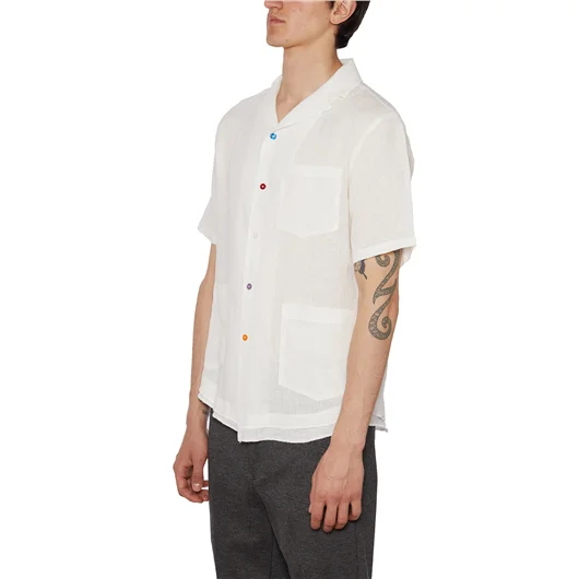 DANIELE ALESSANDRINI CAMICIA IN LINO Sottocosto