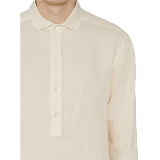 PAOLO PECORA CAMICIA IN LINO Convenienza