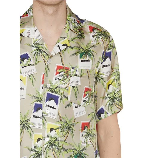 RHUDE CAMICIA IN SETA Offerta