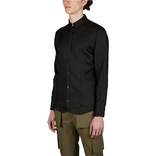 DANIELE ALESSANDRINI CAMICIA SLIM IN LINO Offerte