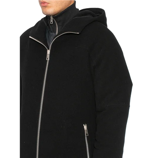 ANDREA YA'AQOV CAPPOTTO IN LANA CON BOMBER Nuova