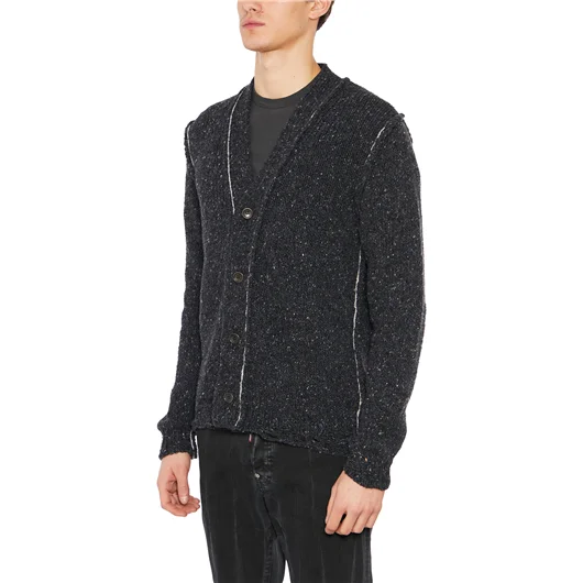 DANIELE ALESSANDRINI CARDIGAN IN LANA Italia