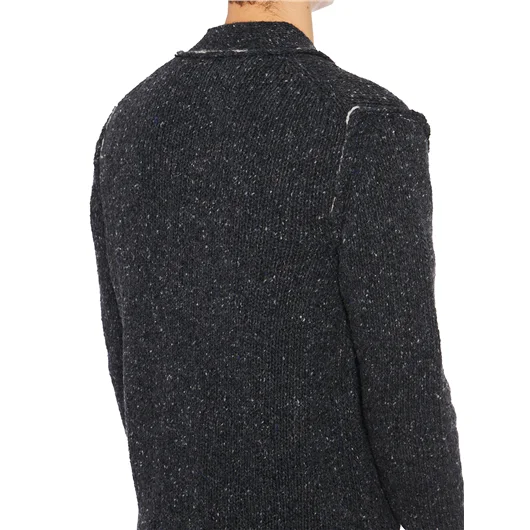 DANIELE ALESSANDRINI CARDIGAN IN LANA Italia