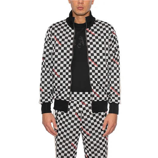 PALM ANGELS FELPA CLASSIC TRACK JQRD DAMIER Affare Del Giorno