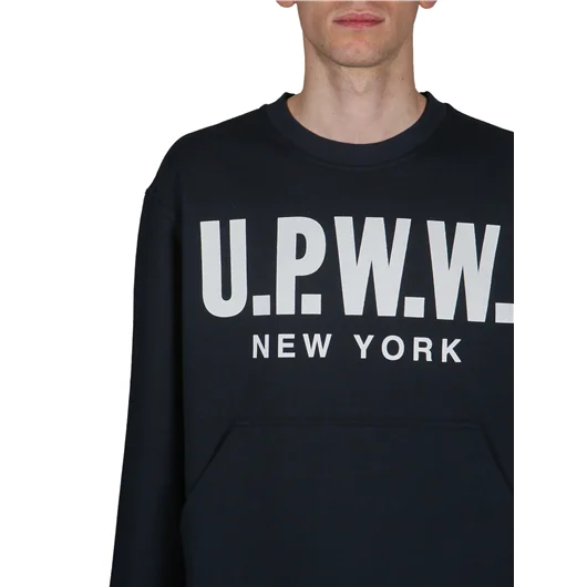 U.P.W.W. FELPA CREWNECK CON INSERTI Qualità Garantita