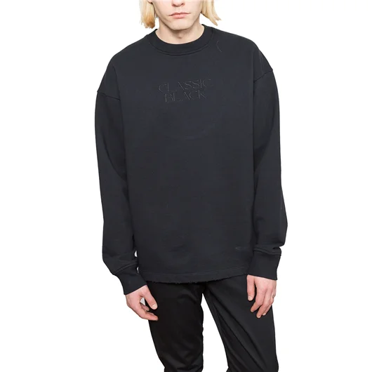 ALEXANDER WANG FELPA GIROCOLLO IN COTONE Consegna Veloce