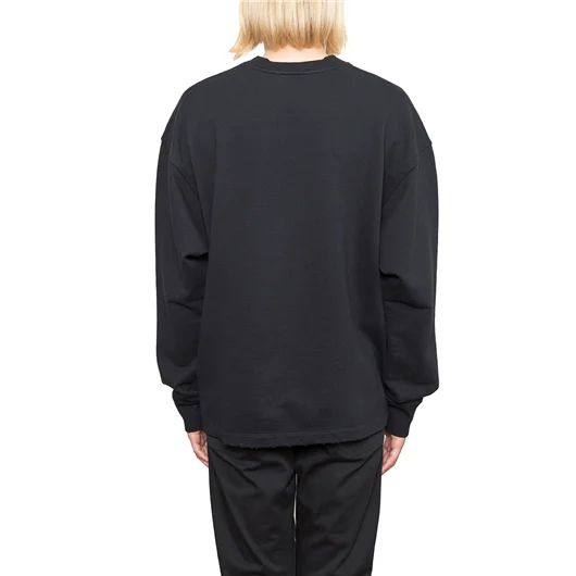 ALEXANDER WANG FELPA GIROCOLLO IN COTONE Consegna Veloce