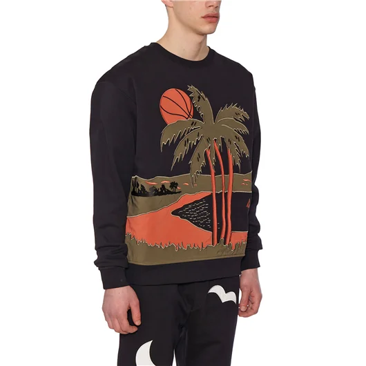 JUST DON FELPA GIROCOLLO IN COTONE Promozione Limitata