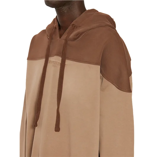 GUESS USA FELPA IN COTONE CON CAPPUCCIO Saldi