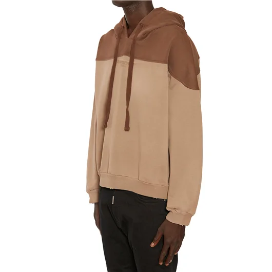 GUESS USA FELPA IN COTONE CON CAPPUCCIO Saldi