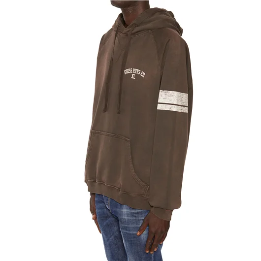 GUESS USA FELPA IN COTONE CON CAPPUCCIO Offerte