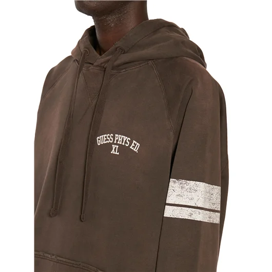 GUESS USA FELPA IN COTONE CON CAPPUCCIO Offerte