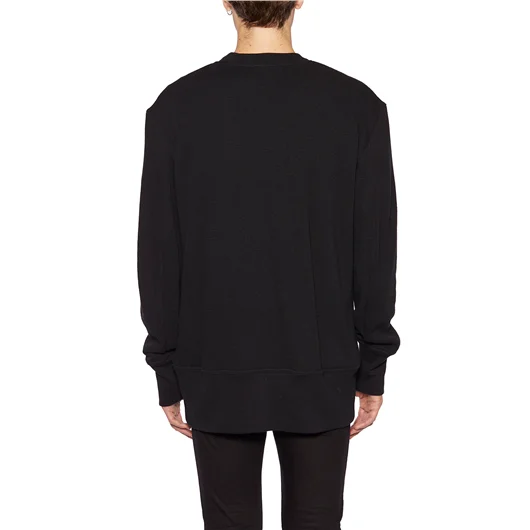 ANN DEMEULEMEESTER FELPA IN COTONE CON STAMPA In Saldo