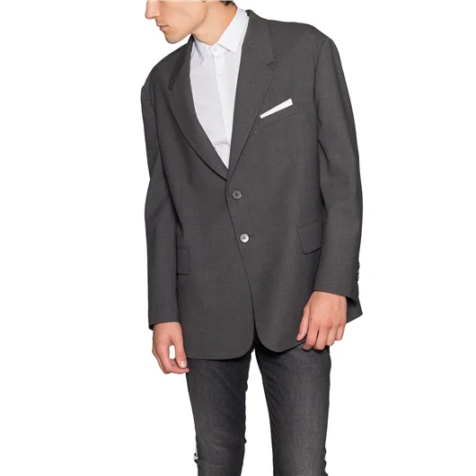 NEIL BARRETT GIACCA OVERSIZE IN LANA Super Saving Price