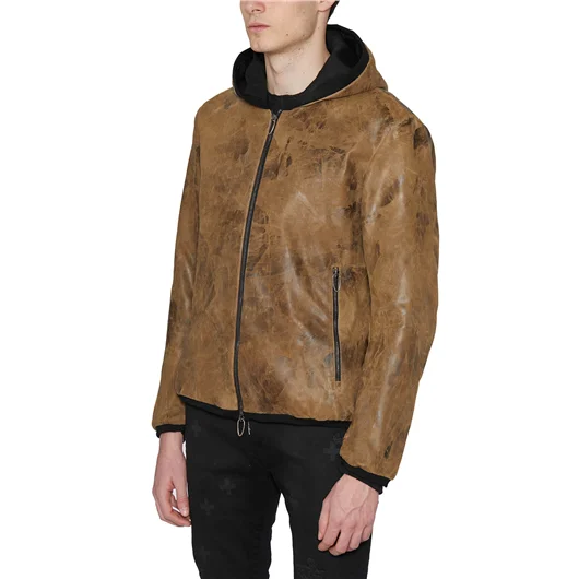 DANIELE BASTA GIUBBOTTO IN CAMOSCIO Super sconto