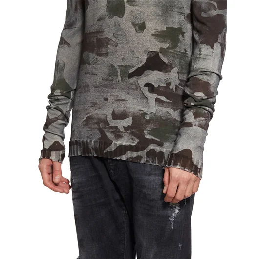 MD75 MAGLIA GIROCOLLO CAMOUFLAGE Consegna Veloce