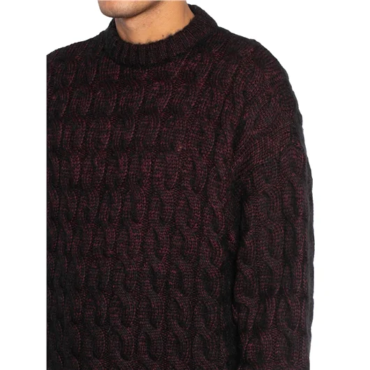 AMISH MAGLIA GIROCOLLO IN ALPACA E LANA Promozione Limitata