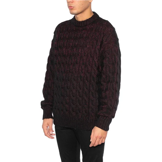 AMISH MAGLIA GIROCOLLO IN ALPACA E LANA Promozione Limitata