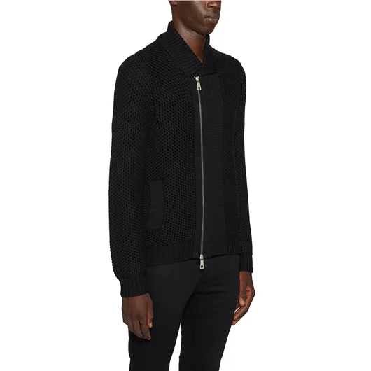 PAOLO PECORA MAGLIA IN LANA CON ZIP Moda