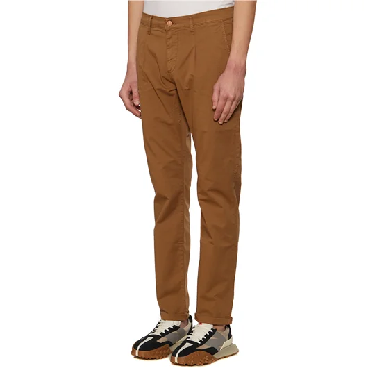 DANIELE ALESSANDRINI PANTALONE CHINO IN COTONE Black Friday