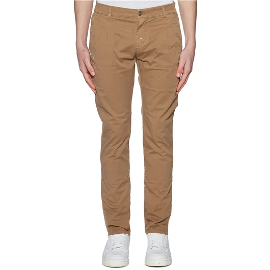 DANIELE ALESSANDRINI PANTALONE CHINO IN COTONE Offerta Pasqua