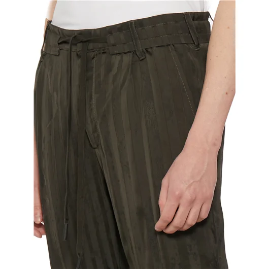 ANDREA YA'AQOV PANTALONE CROPPED IN VISCOSA Offerta Giorno del Papà
