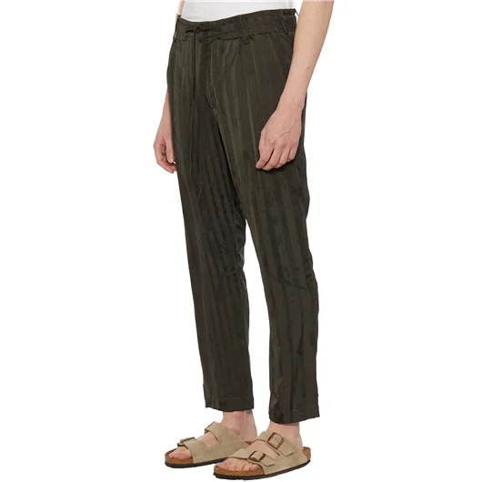 ANDREA YA'AQOV PANTALONE CROPPED IN VISCOSA Offerta Giorno del Papà